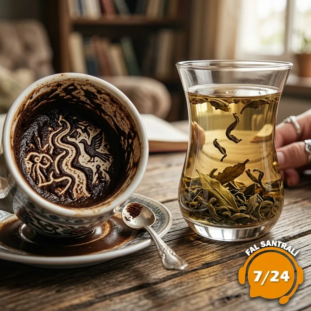 Kahve telvesi ile çay yapraklarının karşılaştırılması