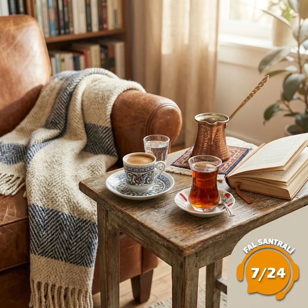 Pencere yanında kahve çay ve kitap